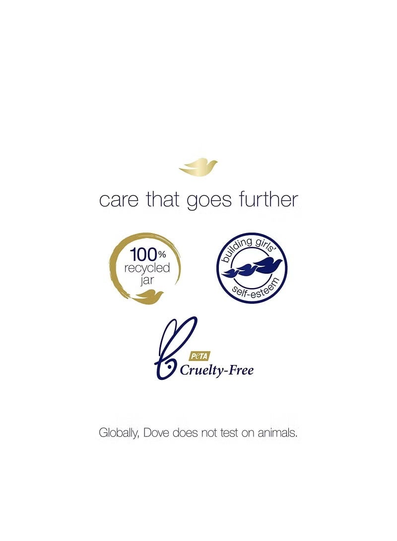 دوف مقشر الجسم دوف، رمان وزبدة الشيا، مع ربع كريم مرطب، 225 مل - Image 4