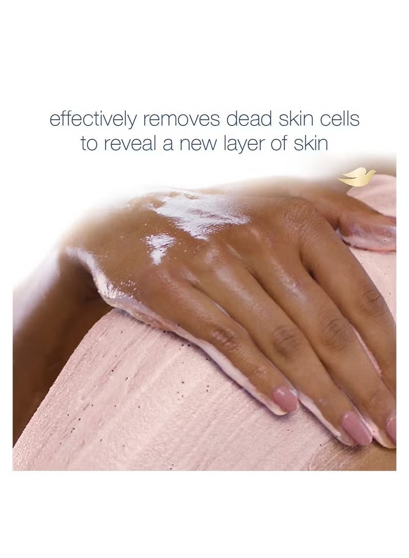 دوف مقشر الجسم دوف، رمان وزبدة الشيا، مع ربع كريم مرطب، 225 مل - Image 2