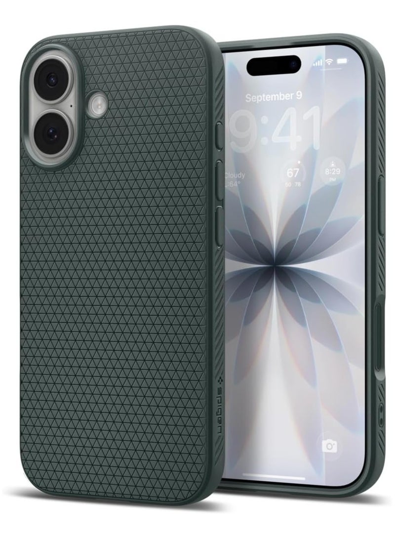 Spigen Liquid Air iPhone 17 Case Cover (2025) - Abyss Green - Image 1