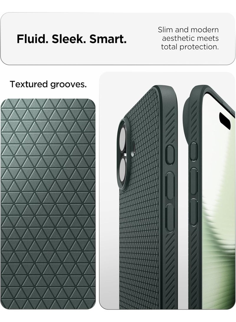 Spigen Liquid Air iPhone 17 Case Cover (2025) - Abyss Green - Image 3