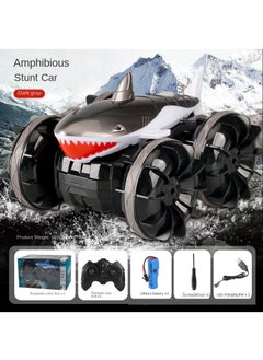 Y&D Land Rover Amphibious Shark Stunt Double Sided Rolling Driving Induction Remote Control Car Toy  - Image 1