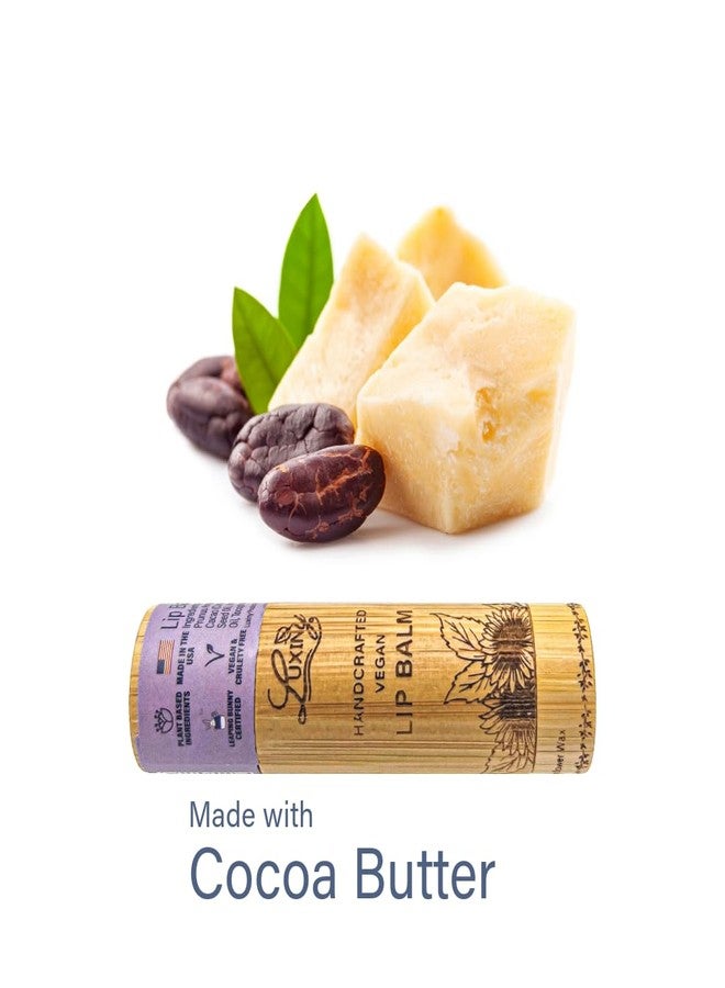 Luxiny Lip Balm in a Bamboo Tube, Vegan Natural Moisturizing, with Sunflower Wax and Vitamin E (Black Raspberry Vanilla - Image 4