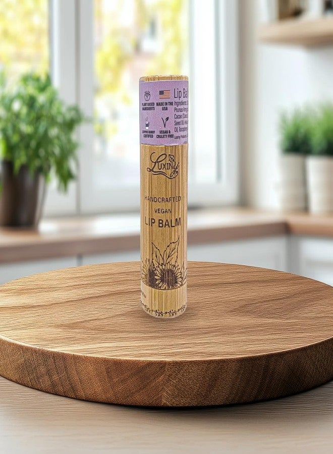 Luxiny Lip Balm in a Bamboo Tube, Vegan Natural Moisturizing, with Sunflower Wax and Vitamin E (Black Raspberry Vanilla - Image 5