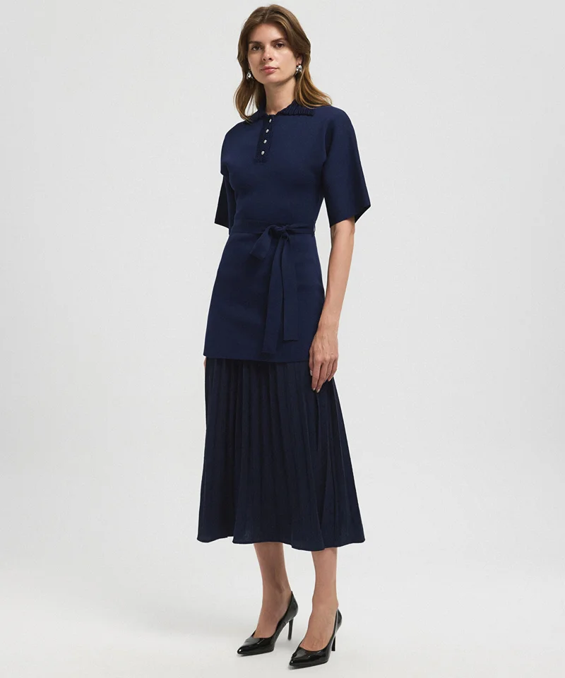 Ipekyol Layered Pleated Dress