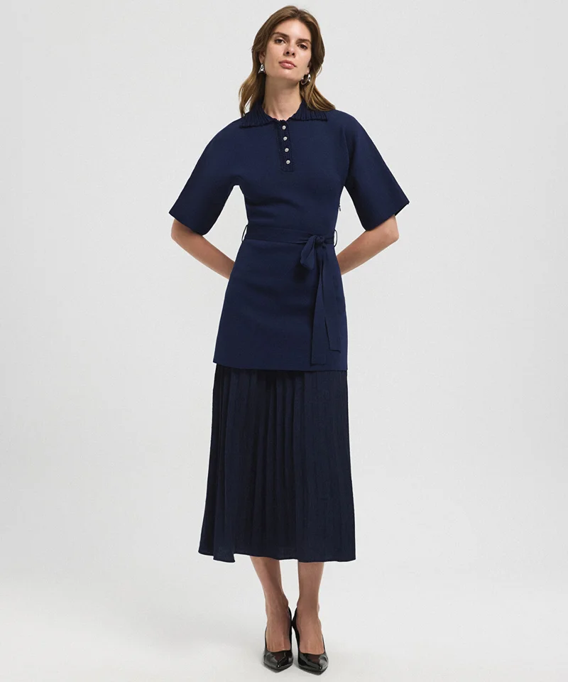 Ipekyol Layered Pleated Dress