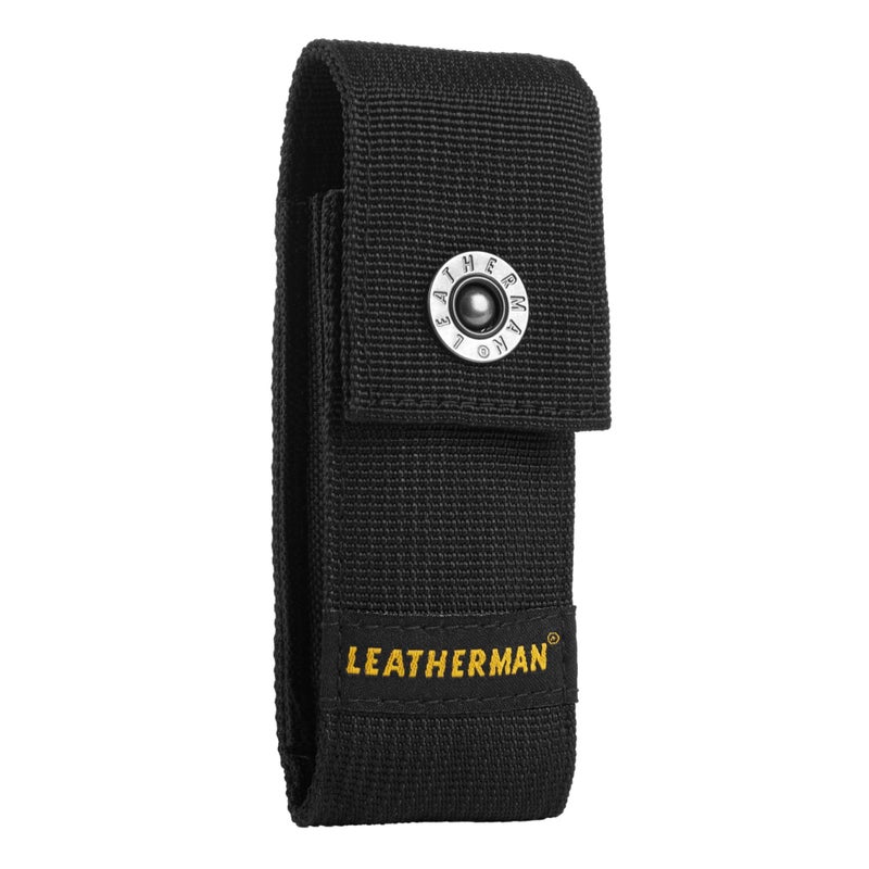LEATHERMAN, Premium Nylon Snap Sheath, Fits 3.25â€ to 4.5â€ Multi-Tools, Black, Large - Image 1