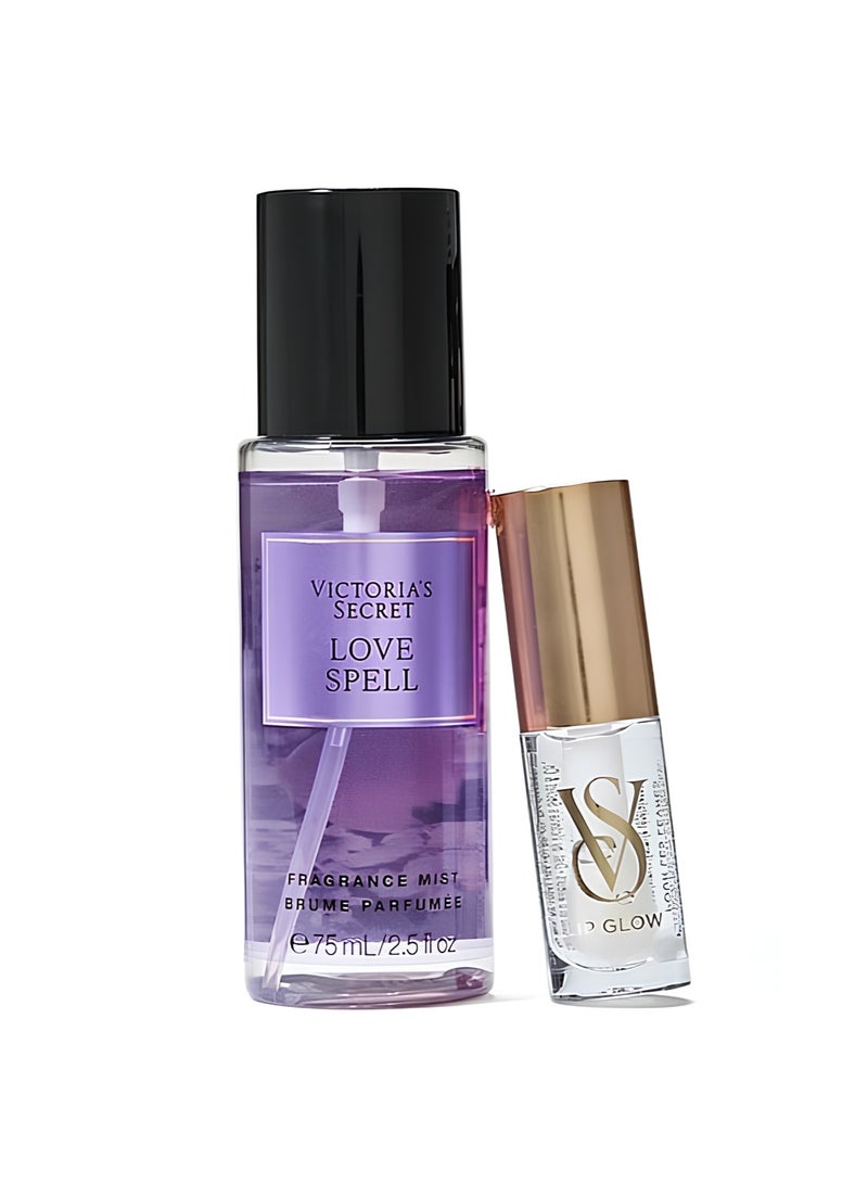 Victoria's Secret "Love Spell" Gift Set consisting of (75ml Body Mist + 3.2g Lip Glow) - Image 2