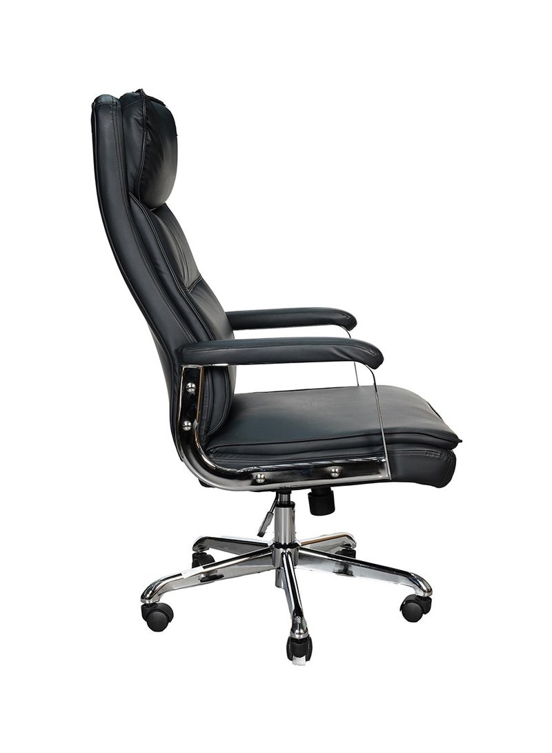 HUIMEI كرسي مكتب عالي الظهر Huimei EQ-5183-A باللون الأسود - Image 3