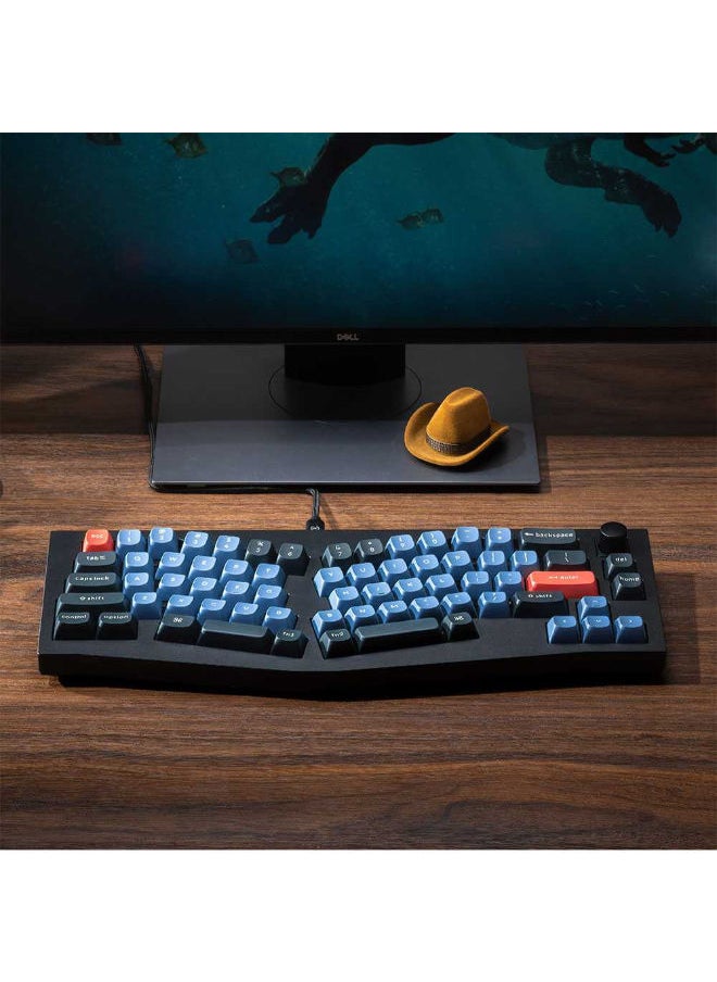 Keychron - Q8-C2 QMK Custom Mechanical Keyboard Fully Assembled Gateron G Pro - Brown Switch RGB - Image 1