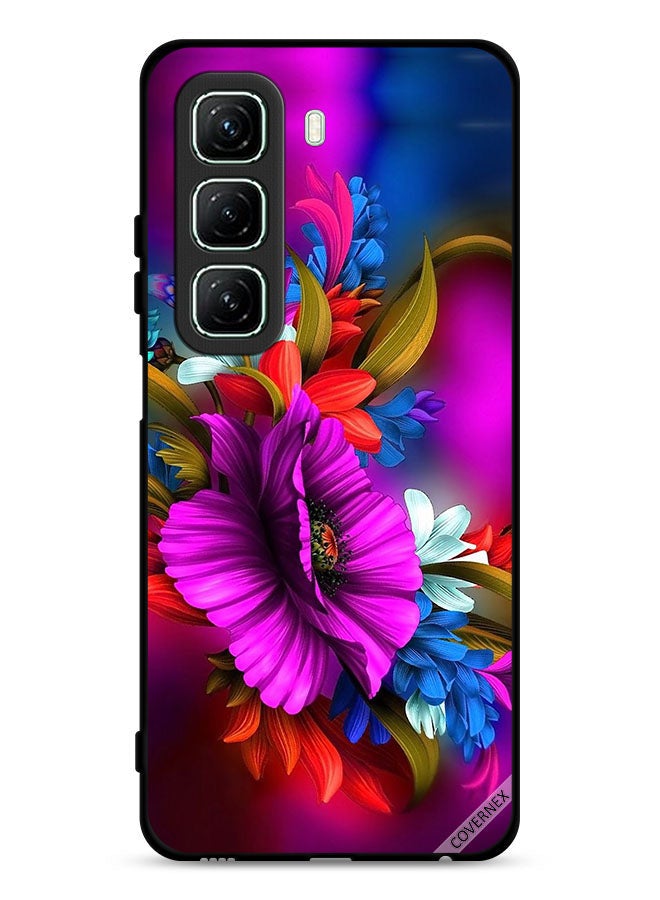Covernex Infinix Hot 50 5G Protective Case Cover HD Flowers Art - Image 1