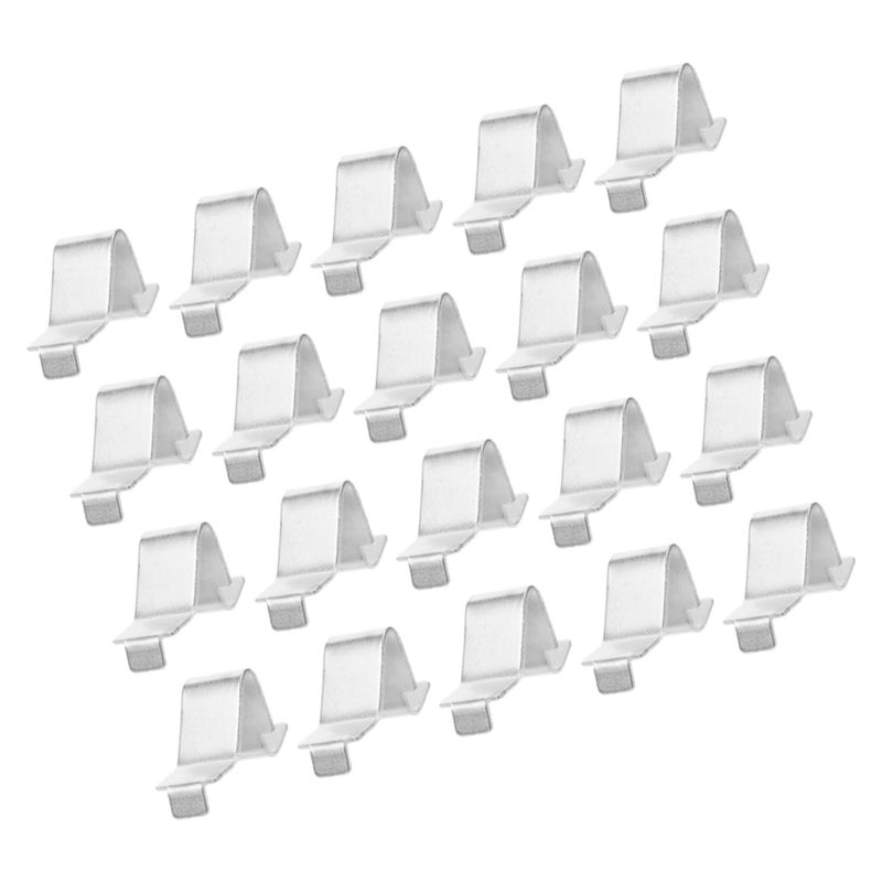 Heavy Duty Shelf Clips 3cm x 2cm x 1.4cm for Cabinet Bookcase Shelving Support Hardware - Image 2