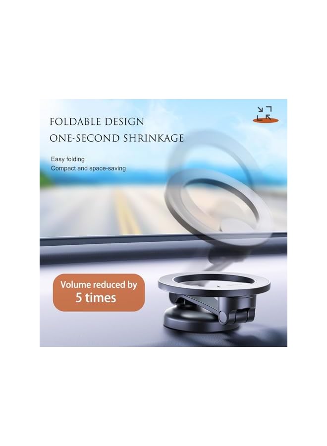 S-TOP Mag-Safe Car Mount Magnetic Phone Holder, [20 Strong Magnets] Magnetic Car Phone Mount Mag-Safe Compatible Car Phone Mount Car Holder Dash Mount Strong Grip Car Phone Holder for Car Fit iPhone - Image 2