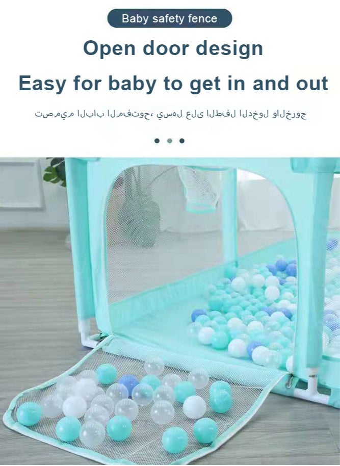 Baby Playpen, 180 * 150 CM Large Baby Pen and Toddler Playpen with 20 Sea Balls,Grey - pzsku/Z7776766D89D41CAA3E0DZ/45/1741490324/64ac7c75-489f-4970-b3b0-0ece4322431b