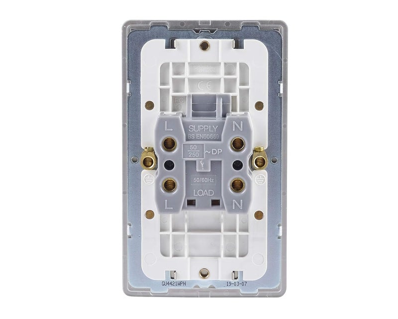 Schneider Electric Ultimate 2-Pole Switch - Pearl Nickel - Image 4