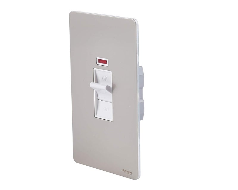 Schneider Electric Ultimate 2-Pole Switch - Pearl Nickel - Image 2