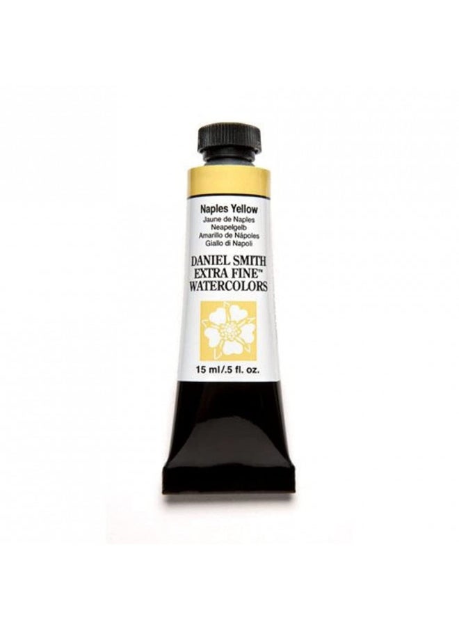 Daniel Smith DANIEL SMITH 284600058 Extra Fine Watercolor 15ml Paint Tube, Naples Yellow, 0.5 Fl Oz (Pack of 1)  - Image 1