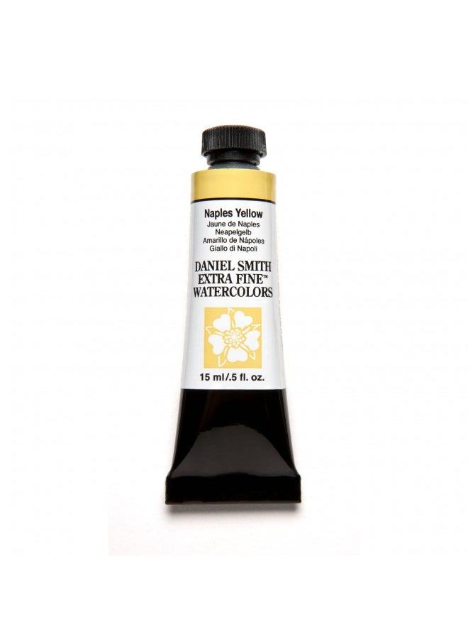 Daniel Smith DANIEL SMITH 284600058 Extra Fine Watercolor 15ml Paint Tube, Naples Yellow, 0.5 Fl Oz (Pack of 1)  - Image 3