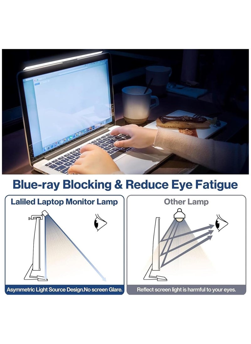 Generic - Computer Monitor Lamp, USB Screen Light Bar, Eye Protection no Screen Glare LED Display Light, 3 Color Temperatures & Dimmable, Touch Control, for Office/Reading/Games(50cm) - Image 1