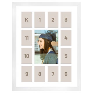 Golden State Art 12x16 White Wood Frame  13 Opening White Mat  Collage Frame  Real Glass Great for Childrens Photos Displaying Collection Cards Landscape Portrait Makes a Good Gift 1 Pack - pzsku/Z7776CE9C49E4B9992B3BZ/45/1749490510/45c65c70-c5a3-41f7-be1d-b081b7028e8d