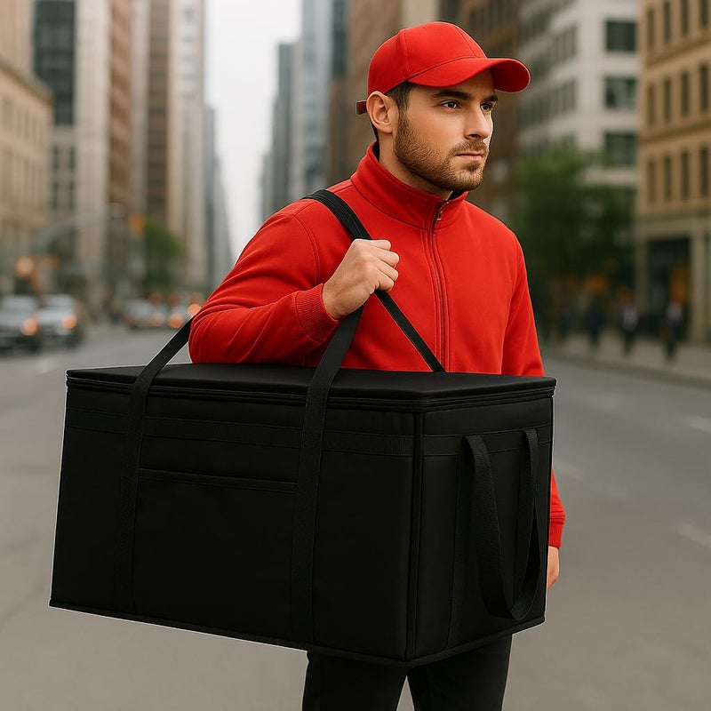 musbus Additional Bottom Plate XXXL Insulated Food Delivery Bag Cooler Bags heavy duty Catering Therma for doordash Keep Food Warm - Image 5