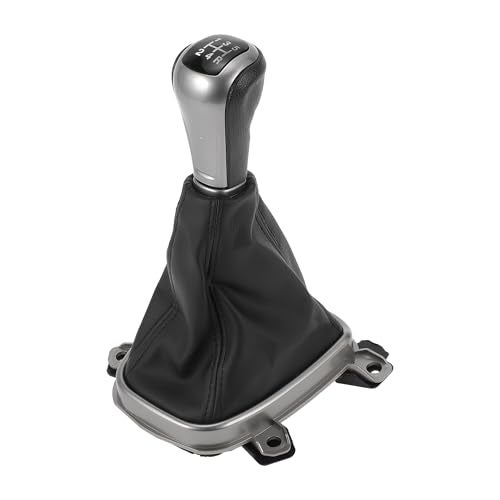 INFINAUTO 5 Speed Manual Gear Shifter Knob with Cover Front Gearbox Stick Shifter Lever Knob No77299TA0A01ZA for Honda Accord 20082012 Plastic Black 1 Pc - Image 1