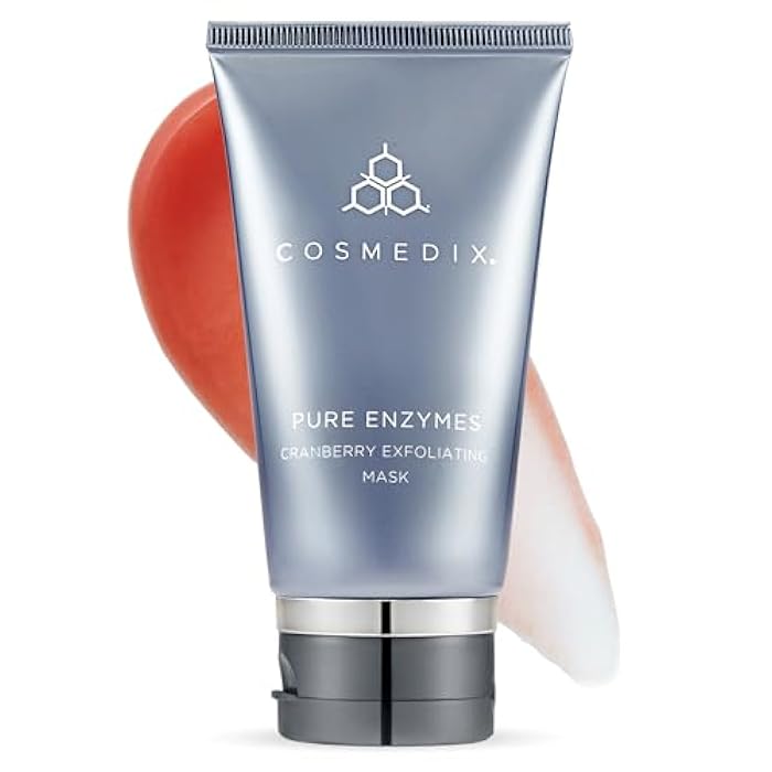 COSMEDIX Pure Enzymes Cranberry Exfoliating Facial Mask Skincare – Nutrient-Rich Hydrating Face Mask for Dry & Dull Skin – Gently Exfoliates & Softens for Plumper, Radiant Glow – 60 g / 2 oz - Image 1