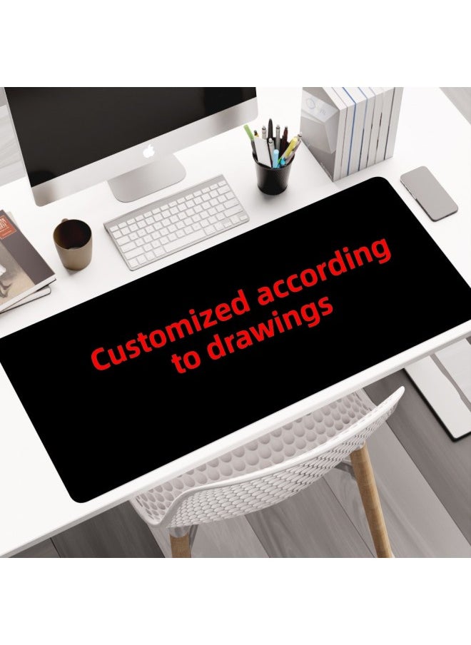 Generic - Gundam Mouse Pad Oversized Machine Warfare Boys Science And Technology Sense Computer Keyboard Pad Learning Games Dormitory Non-Slip Table Pad-Color:300*800*2mm-Pattern:To Map Production - Image 1