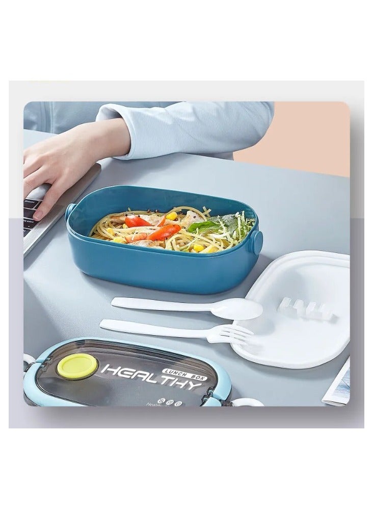HOMIO Multifunction Lunch Box with Divider – Hot Water Warming Feature, Spoon & Fork, Silicone Seal | Leakproof & BPA-Free | Ideal for Kids, Adults, and Office Use  - Image 4