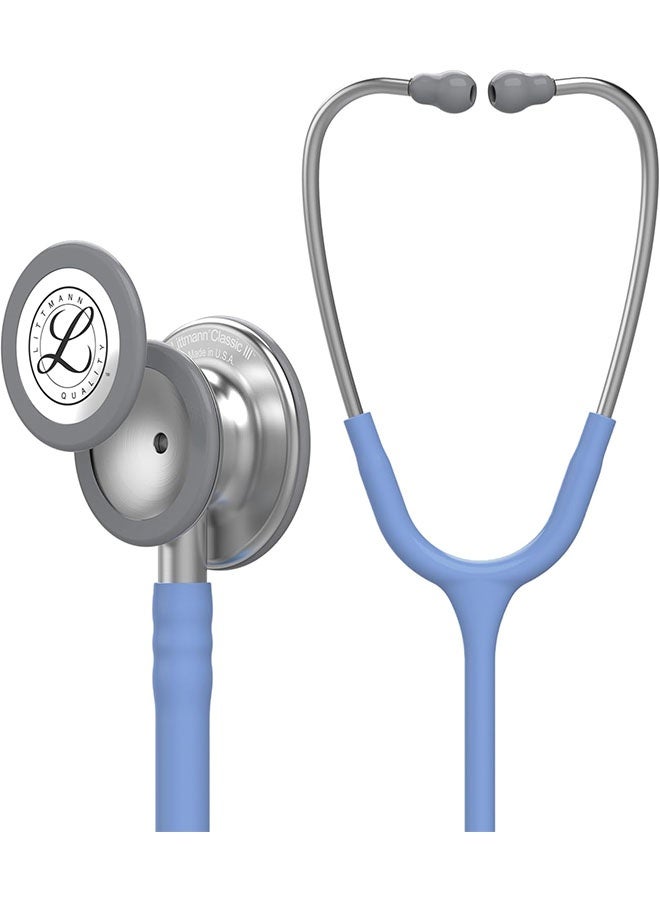 ثري أم ليتمان 3M Littmann Classic III سماعة الطبيب، Ceil Blue Tube، 27 بوصة، 5630.  - Image 1