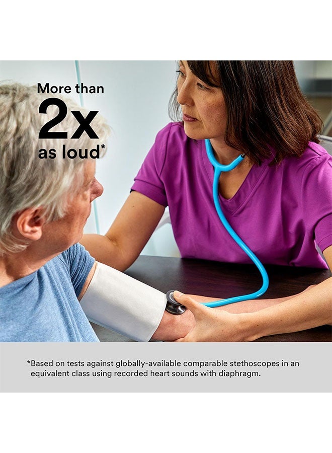 ثري أم ليتمان 3M Littmann Classic III سماعة الطبيب، Ceil Blue Tube، 27 بوصة، 5630.  - Image 5