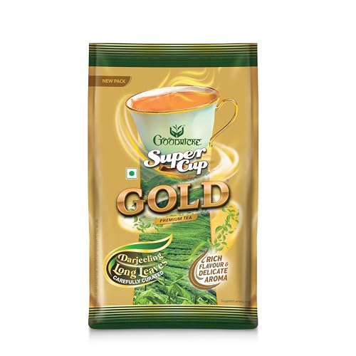 Goodricke SuperCup Gold - 500gm | Darjeeling & Assam Tea | Milk Tea with Rich Taste and Irresistible Aroma | Flavour of Darjeeling | Natural Loose Leaves CTC Chai - Image 1