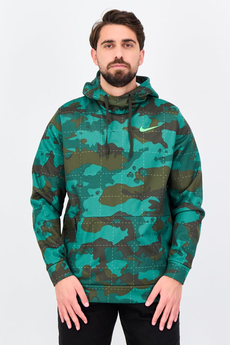 Nike Men Therma Fit Long Sleeve Camouflage  Outdoor Hoodie, Multicolor - Image 1