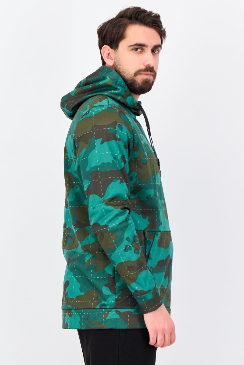Nike Men Therma Fit Long Sleeve Camouflage  Outdoor Hoodie, Multicolor - Image 3