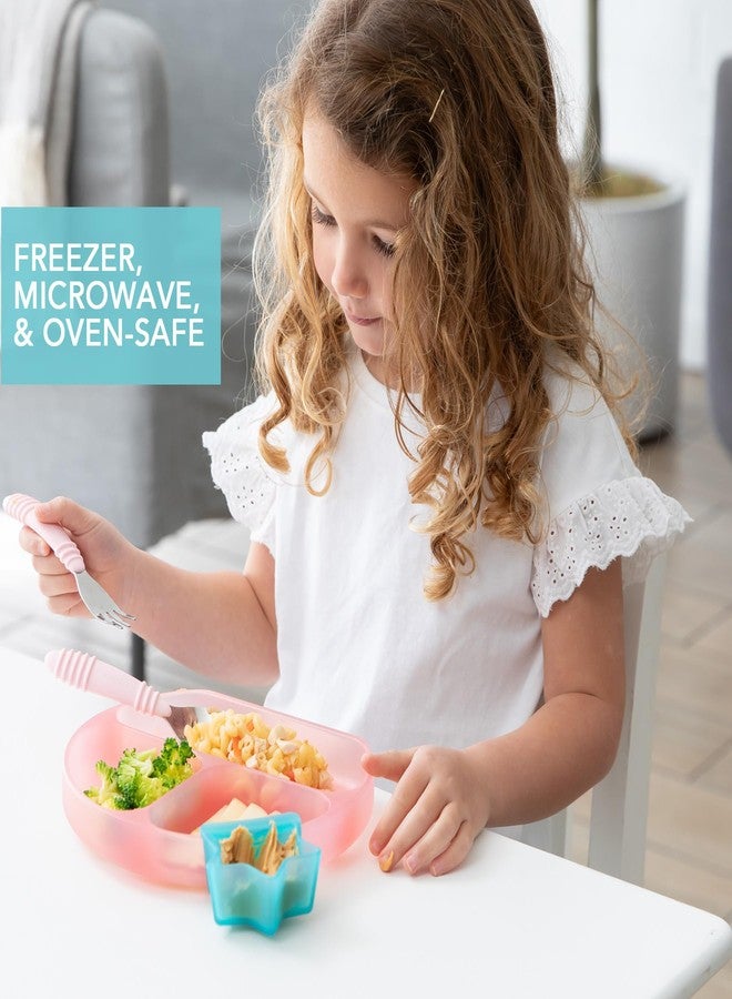 Bumkins Baby Silicone Little Dippers, Attaches to Bowls, Dishes and Plates, Sauce Cup, Holds Condiments, Dip, Puree, Toppings, Baby Led Weaning, Essential Feeding Supplies, Babies 6 Months Up, Blue - Image 4