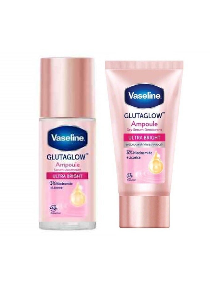 Vaseline Ampoule Deodorant Ultra Bright & Vaseline Dry Serum Deodorant Ultra Bright - Image 1