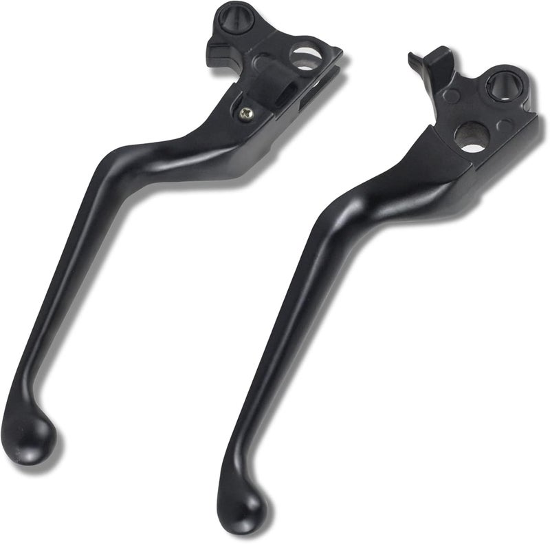 NTHREEAUTO Black Brake Clutch Lever Set for Harley - Image 1