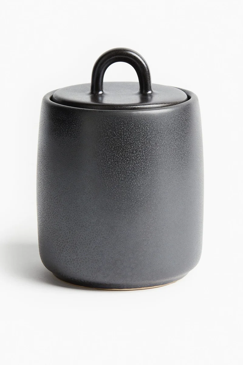 H&M Stoneware jar