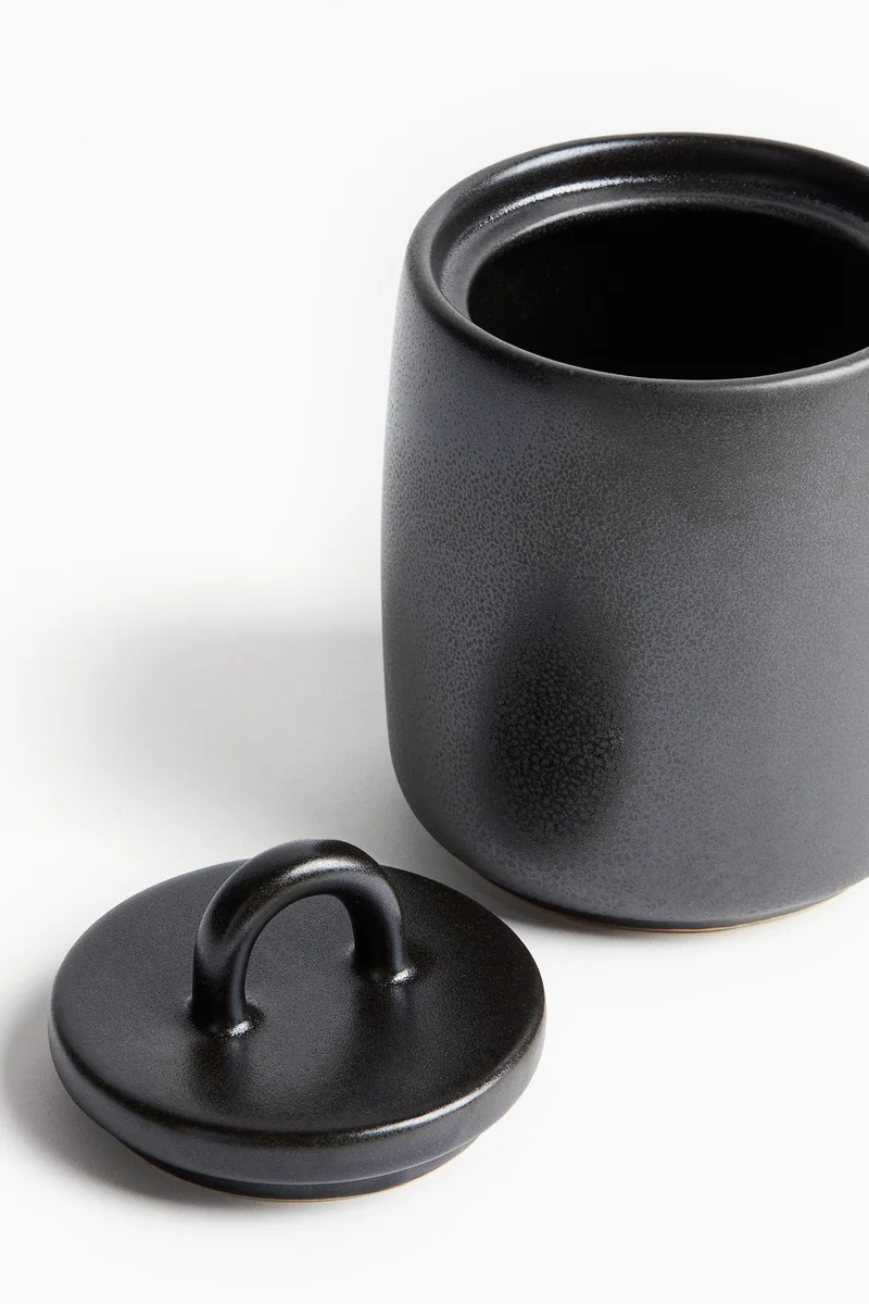 H&M Stoneware jar