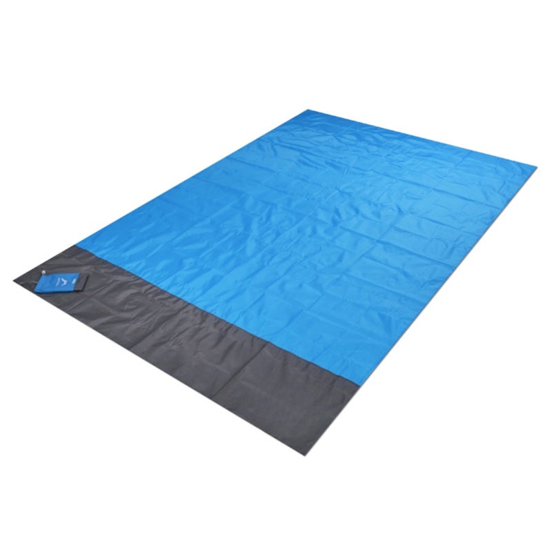 Wellhouse Multifunctional Blanket 140*200cm Rip-Stop Polyester With Water-Resistant Tpu Coating - Super Light Compact With Storage Sack Sun Shade For Outdoor Camping Picnic Beach Family Gathering - Image 1