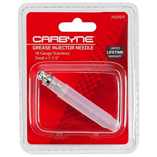 Carbyne Grease Injector Needle, 1-1/2 inch Long, 18 Gauge, Stainless Steel. from a Family-Run Tool Company Based in The U.S.A. - Image 2