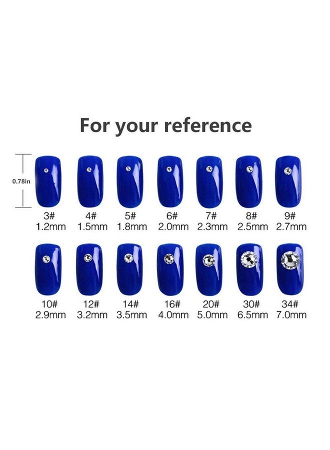 ONWON 1440 Ss20 / 4.8Mm Clear Crystal Flat Back Brilliant Round Rhinestones Glass Stones Glitter Gems Transparent Faux Diamond (Clear) - Image 4