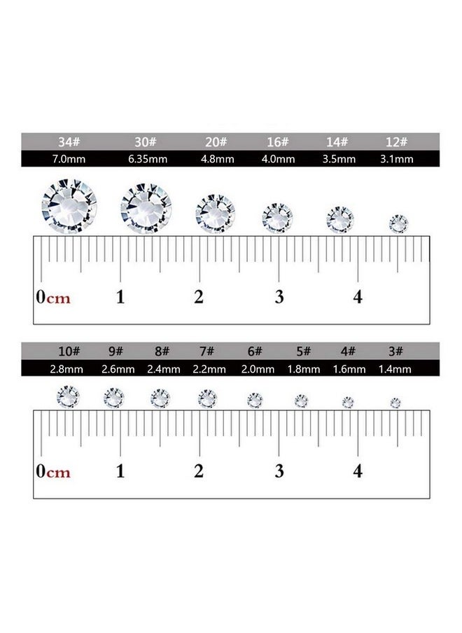 1440 Ss20 / 4.8Mm Clear Crystal Flat Back Brilliant Round Rhinestones Glass Stones Glitter Gems Transparent Faux Diamond (Clear) - pzsku/Z77776A93102C32019E5EZ/45/_/1734348249/dce04ae1-5d6a-4896-8361-2625f5f271f8