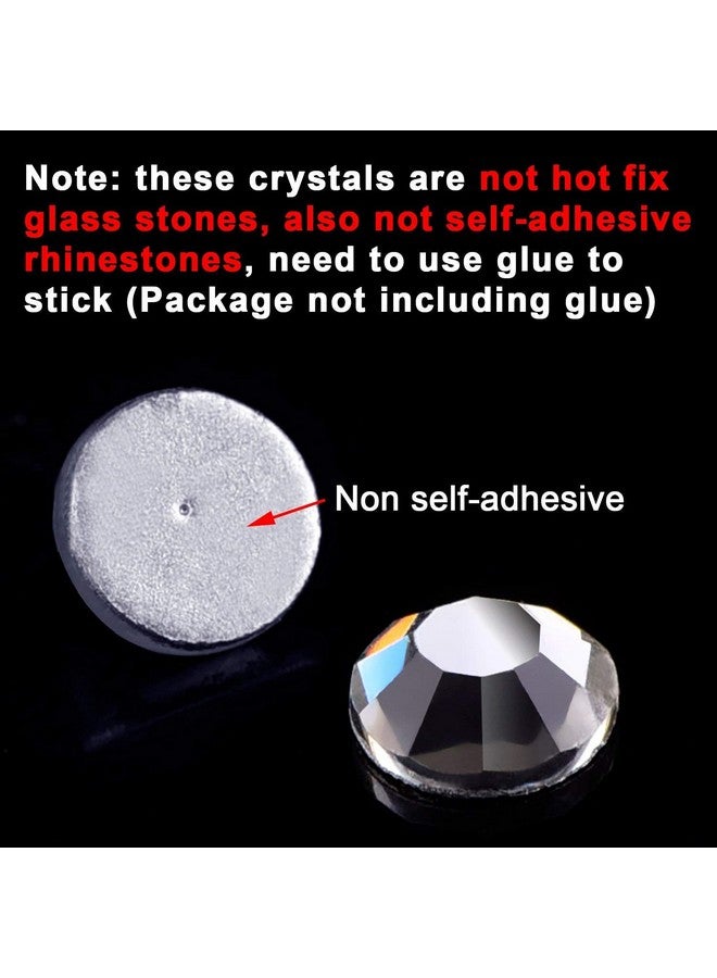 ONWON 1440 Ss20 / 4.8Mm Clear Crystal Flat Back Brilliant Round Rhinestones Glass Stones Glitter Gems Transparent Faux Diamond (Clear) - Image 5