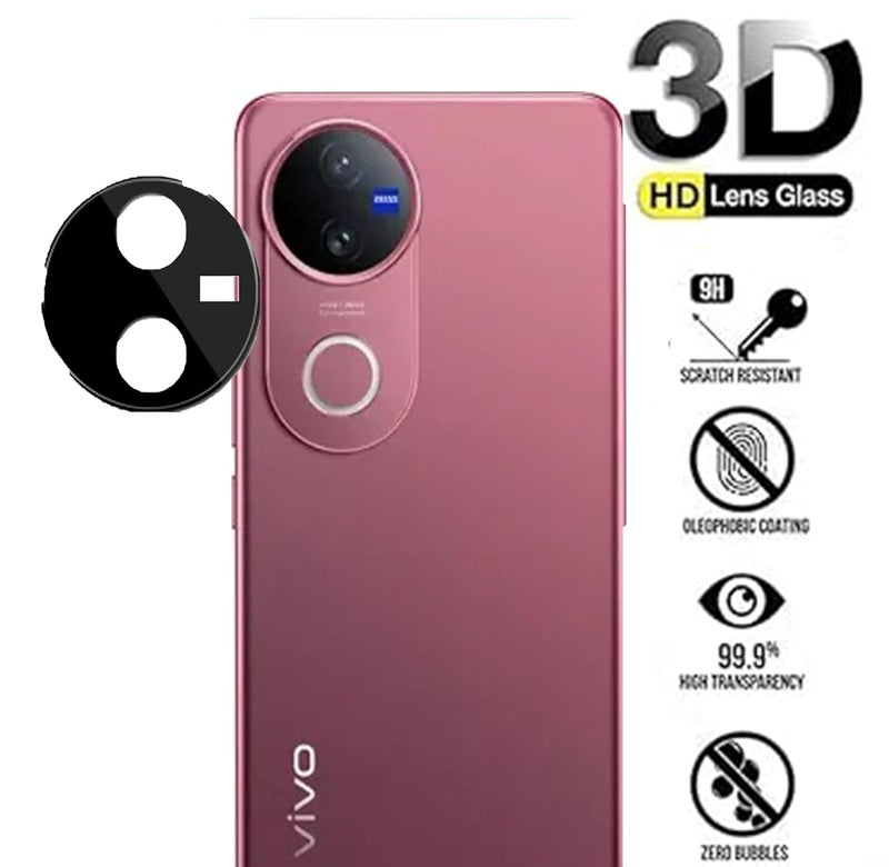FabeKee Camera Lens Protector Compatible With Vivo V50e / Vivo V50 5G 9H Tempered Glass, Anti-Scratch, HD Clear, Easy Installation, Ultra-Thin Camera Lens Protection - Image 5