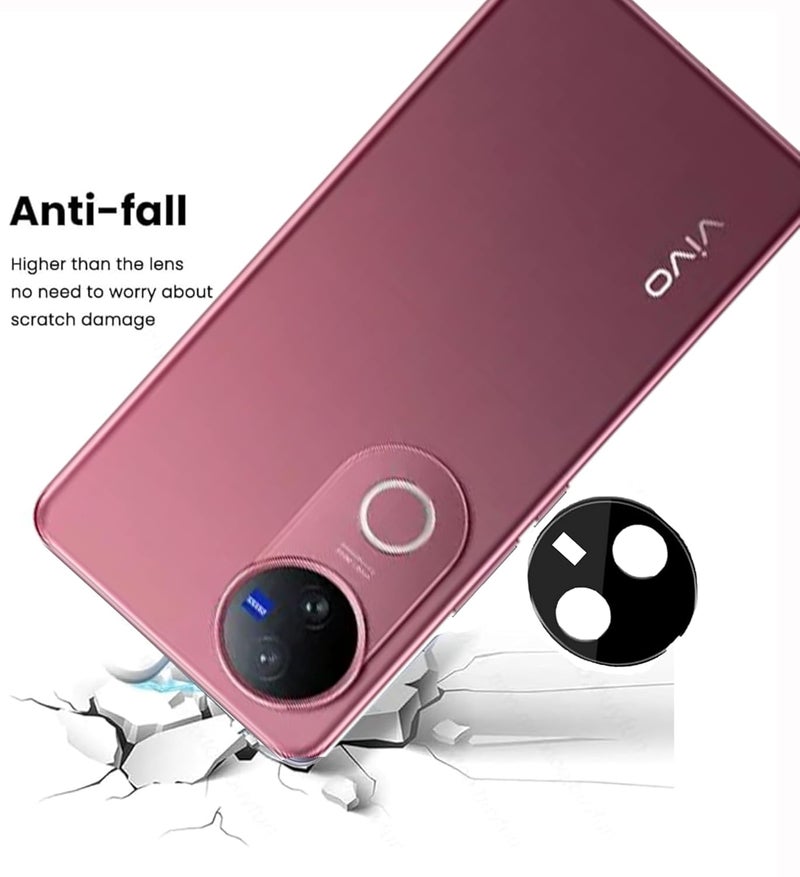 FabeKee Camera Lens Protector Compatible With Vivo V50e / Vivo V50 5G 9H Tempered Glass, Anti-Scratch, HD Clear, Easy Installation, Ultra-Thin Camera Lens Protection - Image 3