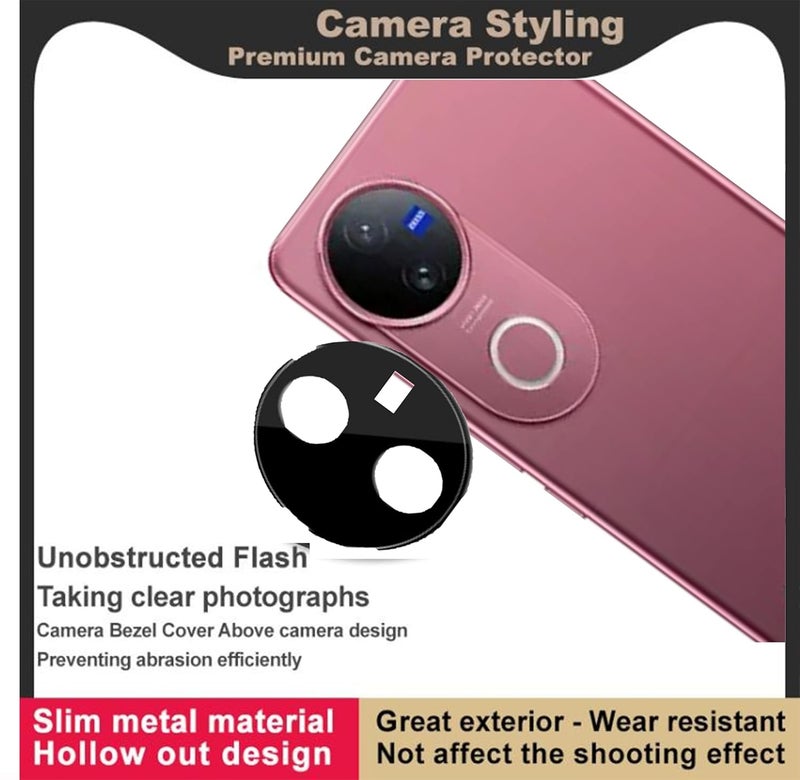 FabeKee Camera Lens Protector Compatible With Vivo V50e / Vivo V50 5G 9H Tempered Glass, Anti-Scratch, HD Clear, Easy Installation, Ultra-Thin Camera Lens Protection - Image 4