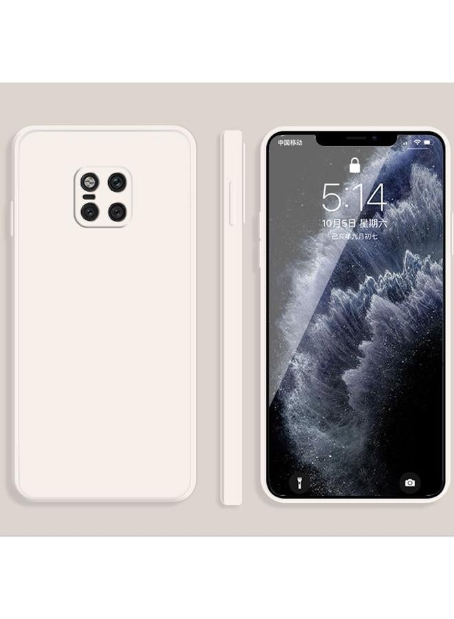 S-TOP Case For Huawei Mate 20 Pro Solid Color Imitation Liquid Silicone Straight Edge Dropproof Full Coverage Protective Case - Image 1