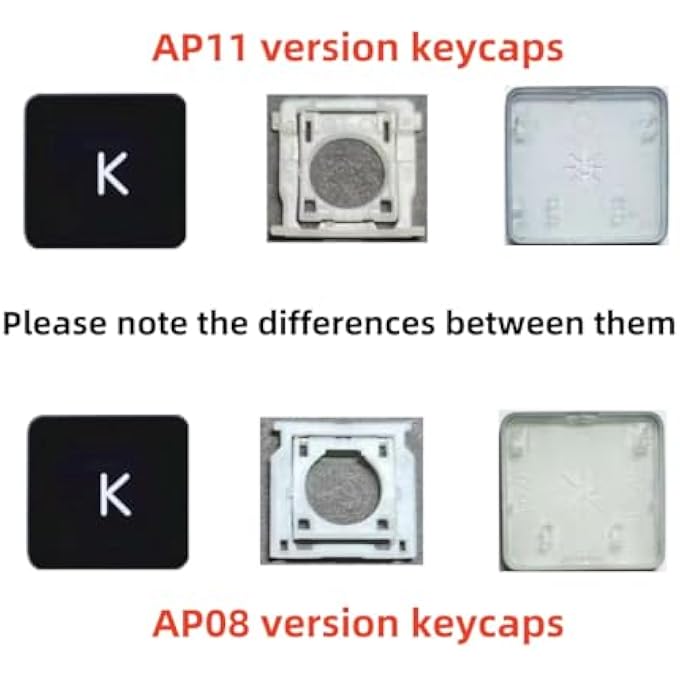 REPLACEMENT INDIVIDUAL AP08 TYPE K KEY CAP AND HINGES ARE APPLICABLE FOR MACBOOK PRO MODEL A1425 A1502 A1398 FOR MACBOOK AIR MODEL A1369/A1466 A1370/A1465 KEYBOARD TO REPLACE THE K KEY CAP AND HINGE - Image 2