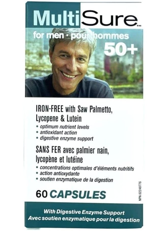 Webber naturals Webber Naturals MultiSure 50+ Capsules 60's For Men  - Image 1