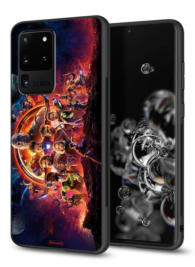 Tolwak Samsung Galaxy S20 Ultra Protective Case Cover Avengers - Image 1